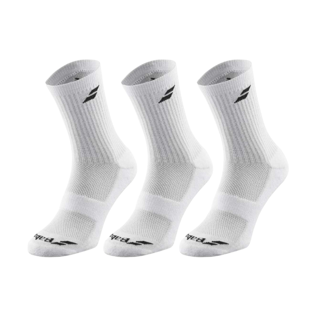 Babolat Socks Medium White 3 Pairs