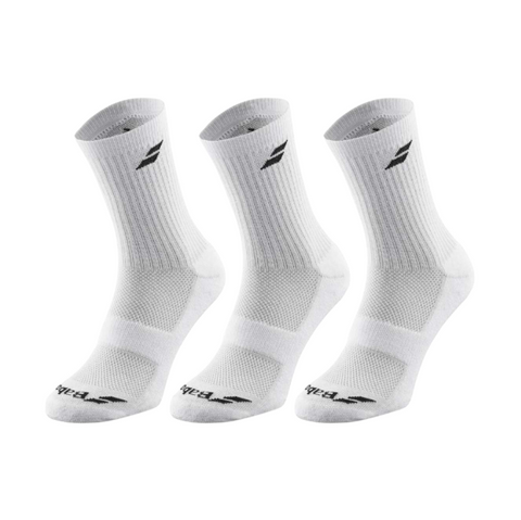 Babolat Socks Medium White 3 Pairs