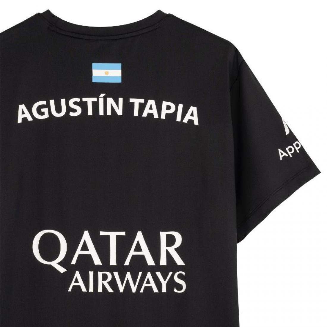 NOX Men's AT10 Qatar T-Shirt Black By Agustín Tapia 2026 - NFA
