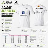 Adidas Ale Galan 2026 White T-Shirt Jersey (Top Only)
