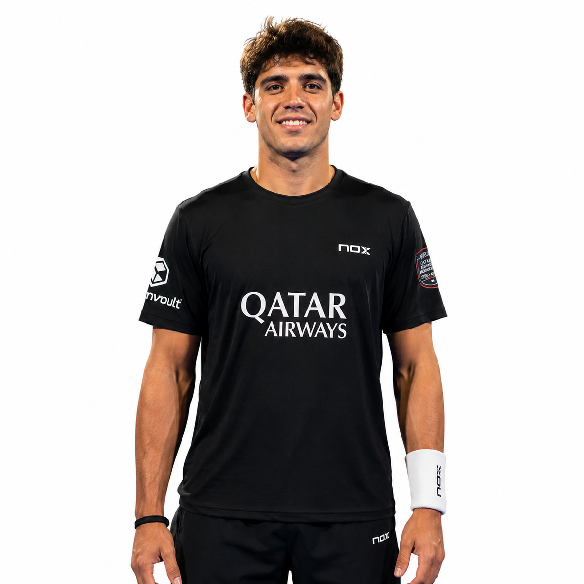 NOX Men's AT10 Qatar T-Shirt Navy Blue By Agustín Tapia 2026 - NFA