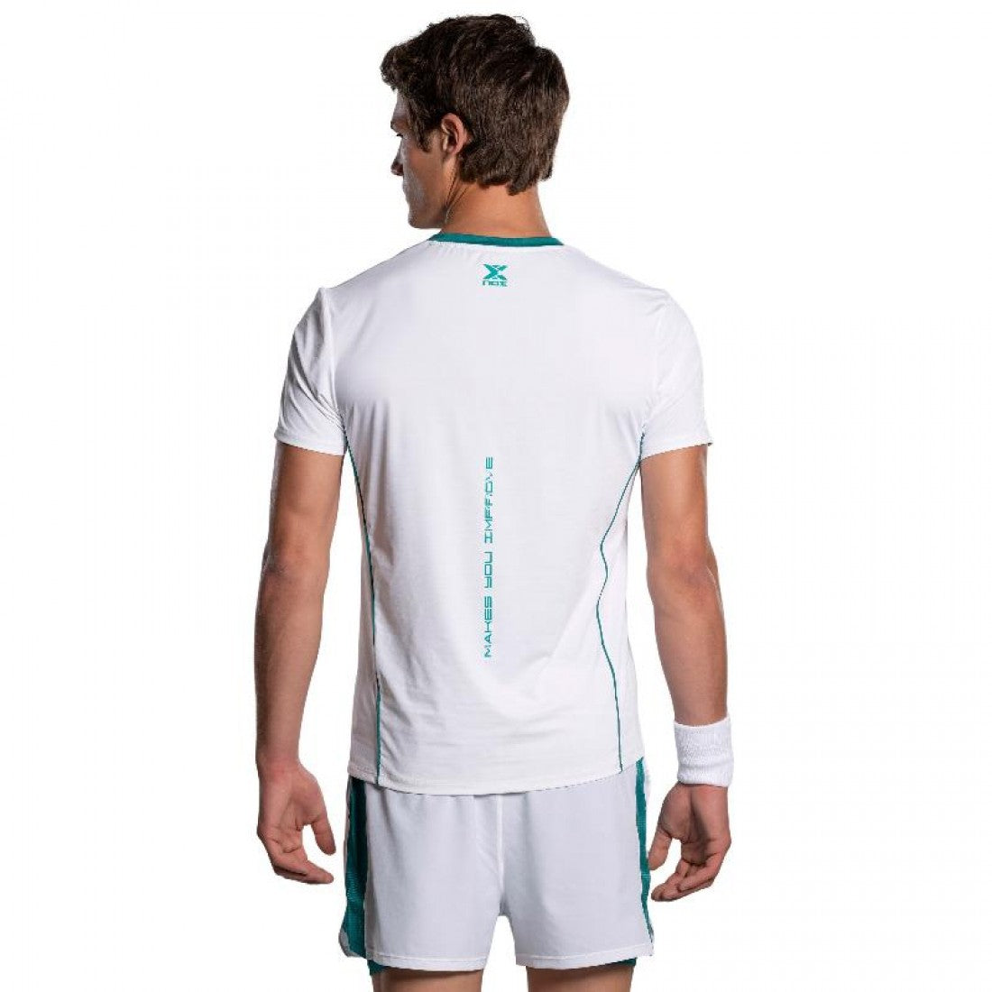 NOX Men's PRO T-Shirt White/Ivy Green