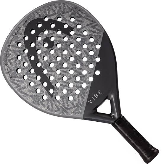 HEAD Vibe Series Grey/Black Carbon FIberGlass Racket/Raket padel (Salinan)