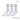 Mizuno Socks Training White 3 Pairs