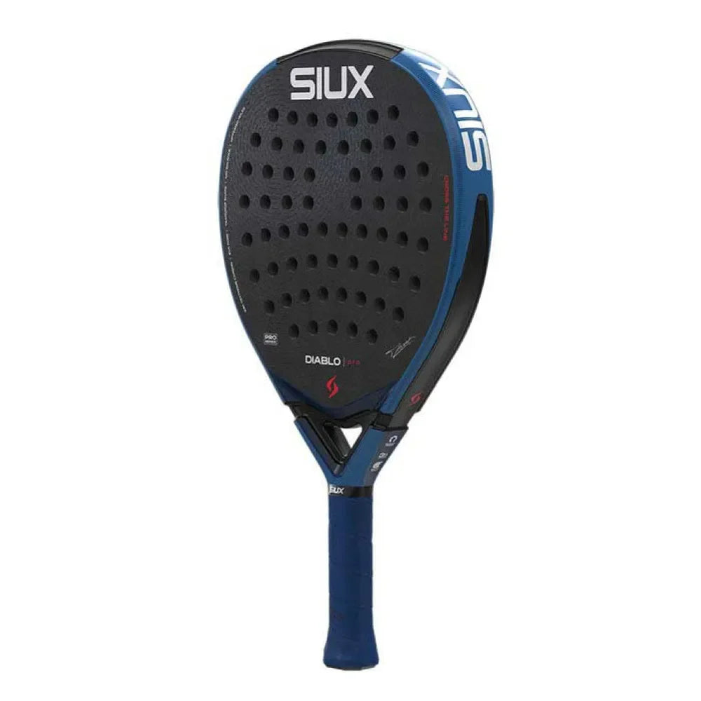 Siux Diablo Pro Royal Blue Carbon 24K TeXtreme 2026 by Tino Libaak Racket/Raket Padel