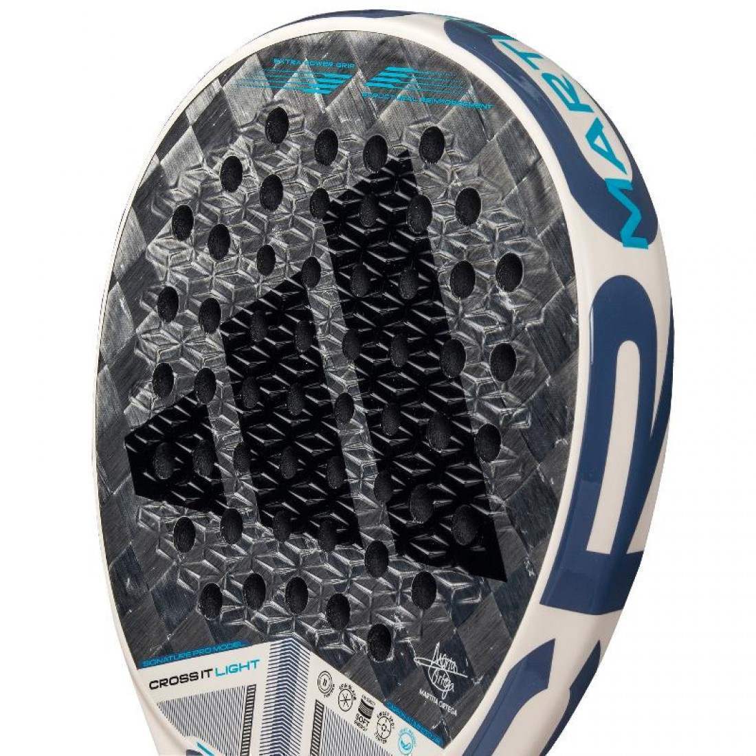 Adidas Cross It Light 3.4 2025 Carbon 24K (Round) by Martita Ortega Racket/Raket Padel