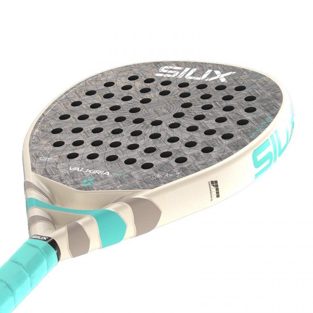 Siux Valkiria Pro Carbon 24K Teardrop 2026 by Sofia Araujo Racket/Raket Padel