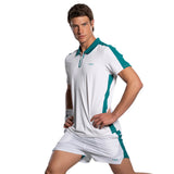 Nox Men's  PRO Polo T-Shirt White/Ivy Green
