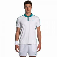 Nox Men's  PRO Polo T-Shirt White/Ivy Green